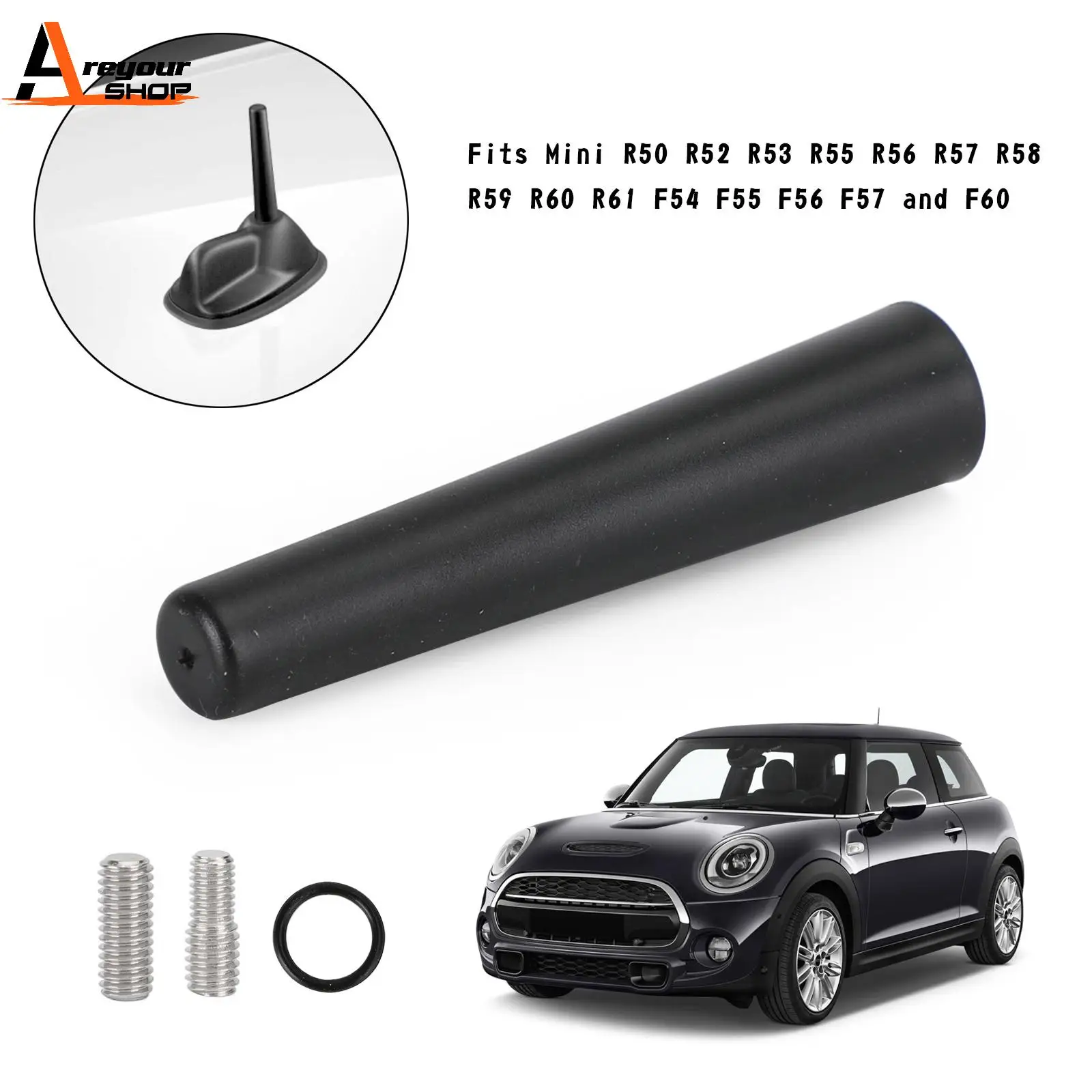 Радиоантенна Areyourshop для Mini R50 R52 R53 R55 R56 F54 F55 F56 F57 65202296772 автозапчасти