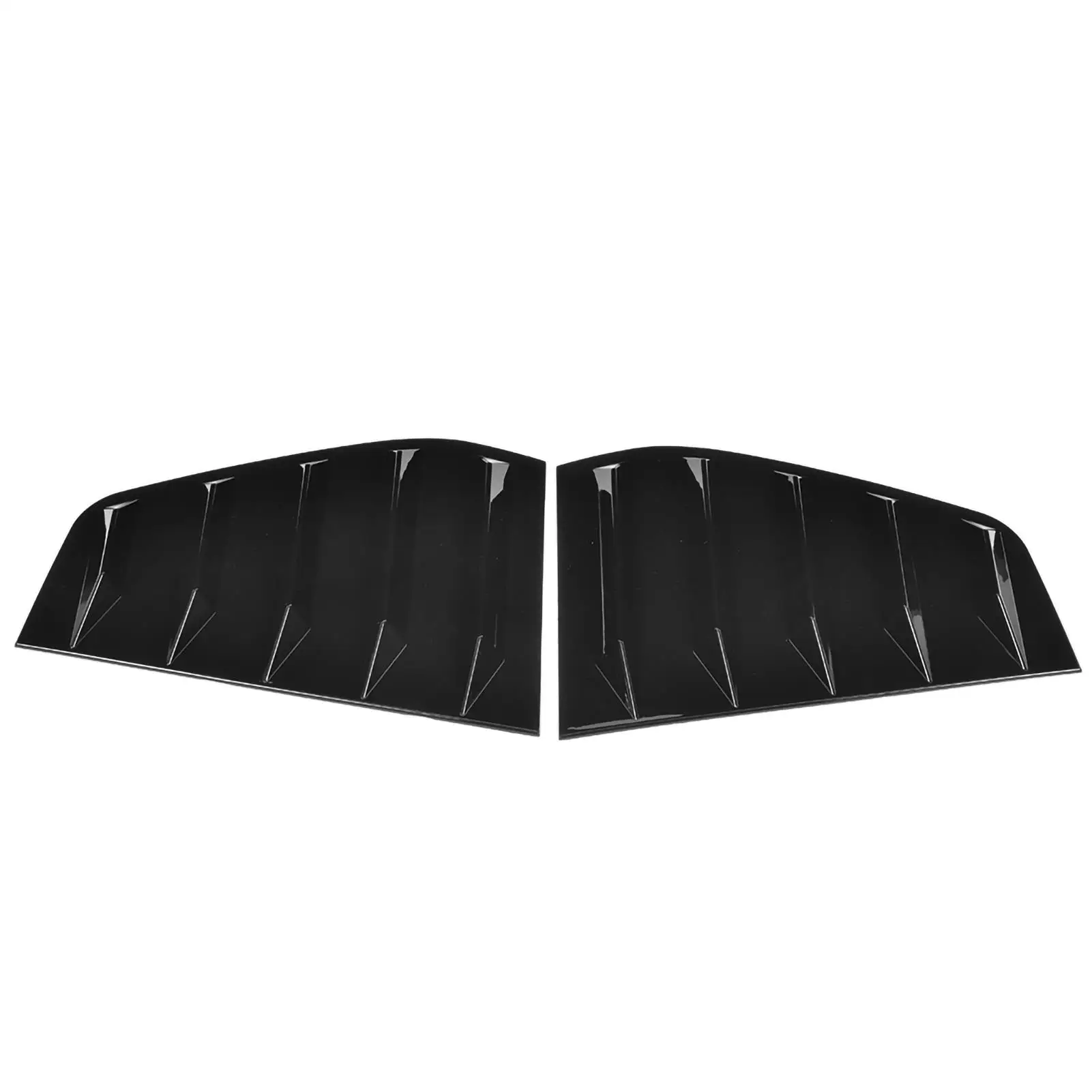 

Pair of Side Vent Window Scoop Louver Trim Car Modification Fit for R Mk6 2009 2010 2011 2012 2013 Car Door frame