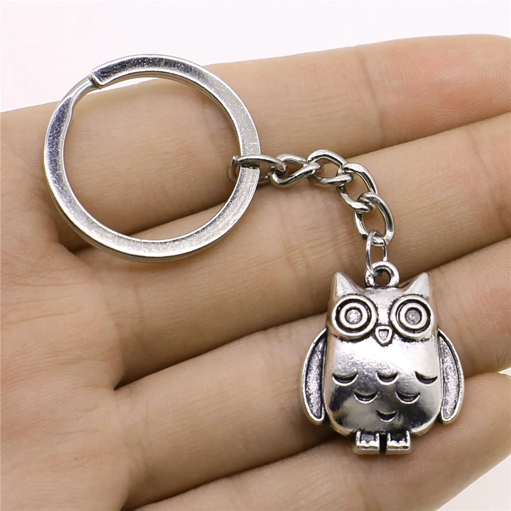 Creative Owl Keychain Key Chain Key Ring Owl Christian Car Keychain Handmade Accessories Souvenir Gift For Girls