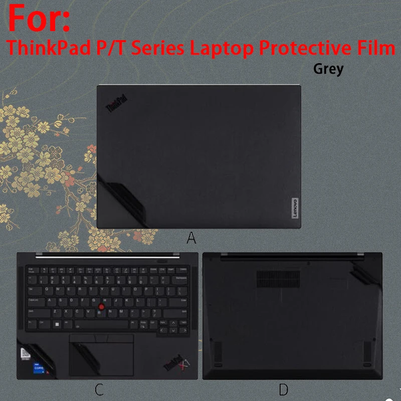 

Для Lenovo ThinkPad P1/P16s/P16v Gen7/6/5 защитная пленка для ноутбука P14s/T14s/T16 Gen4/3/2/1 наклейка на корпус компьютера пленка