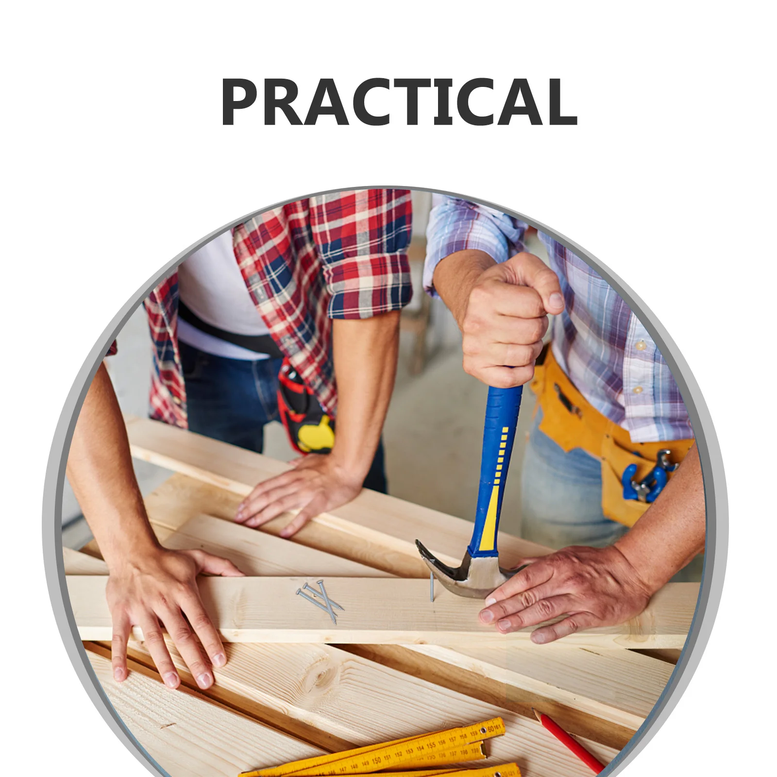 

515pcs Galvanized Cement Steel Wall Nails For Hanging Picture Frames Flat Head Metal Fasteners Hardened Nails For Woodworking