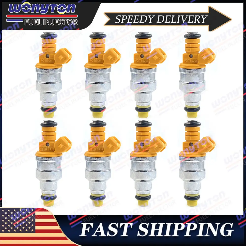 

Set 8 22lb Reman OE Fuel Injectors For 1985-92 Corvette Camaro 5.0L 5.7L