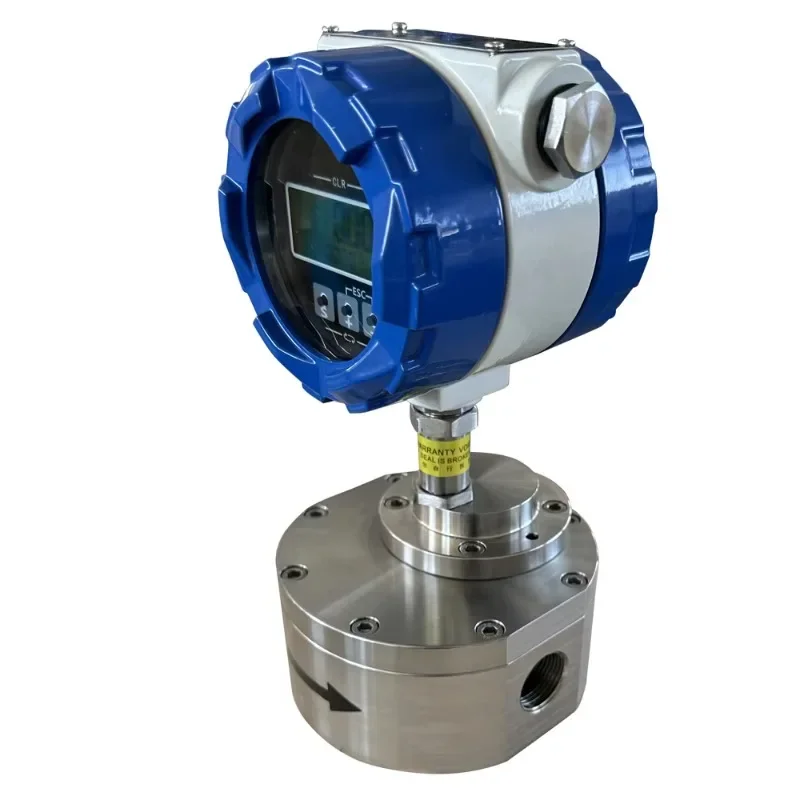 0.5% High Precision LW Series Small Micro 3-5 L/h Flow Gear Flow Meter for Measuring High Viscosity Fluids Fuel Die sel