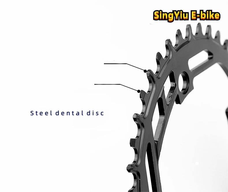 E-Bike BAFANG Central Motor Gear Plate 104BCD Steel Material PROWHEEL 32T34T36T38T40T Positive And Negative Teeth