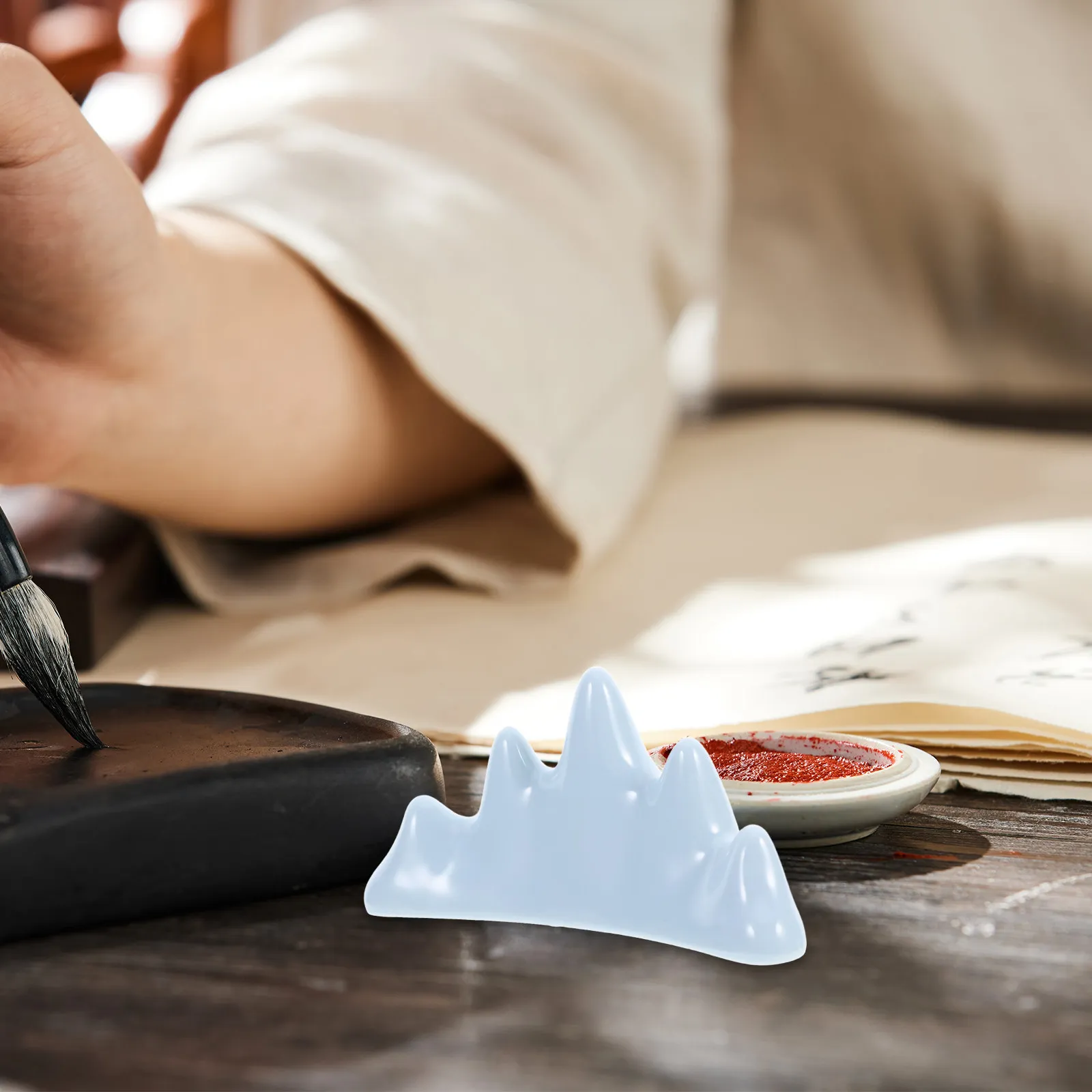 

Элегантная керамическая подставка для ручек и кистей, органайзер для офиса, держатель для маркеров, подставка для письменных принадлежностей