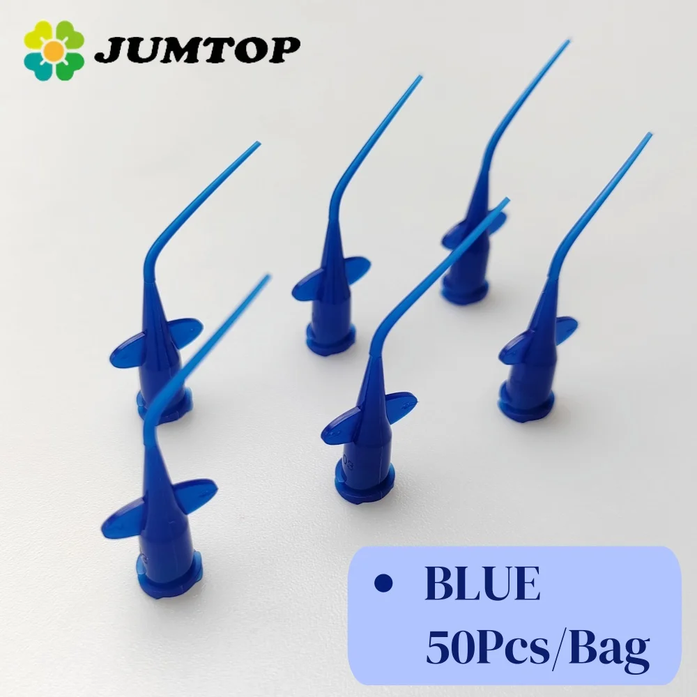 

JUMTOP Dental Disposable Plastic Syringe Tip Endo Irrigation Root Canal Lateral Irrigation Needle