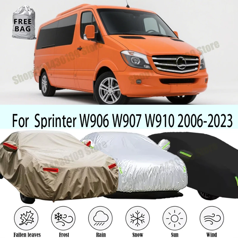 For Mercedes Benz Sprinter W906 W907 W910 Car Cover Sunproof Windproof Dustproof Scratch Resistant UV Protection