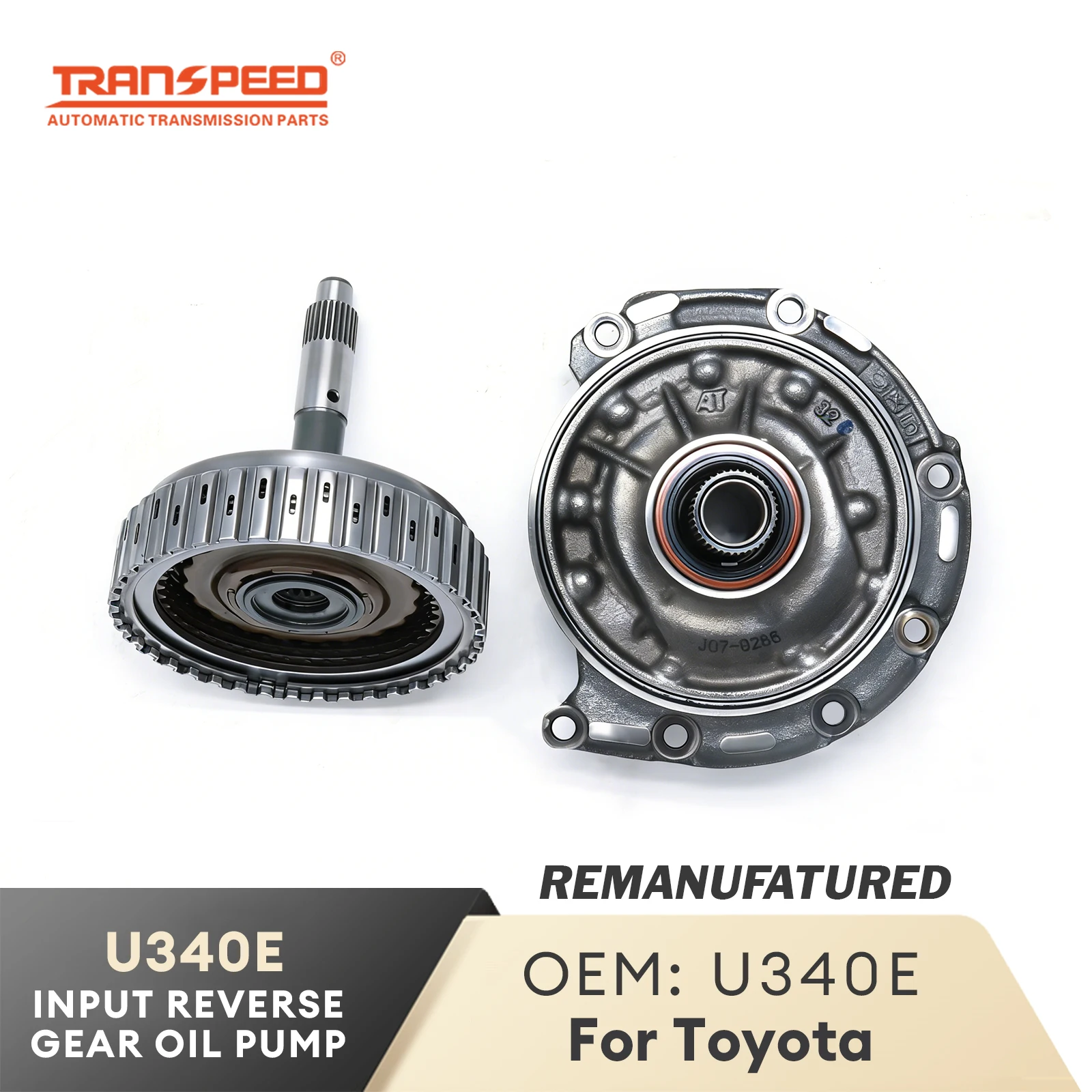 TRANSPEED  U340E input reverse gear drum oil pump Transmission Parts