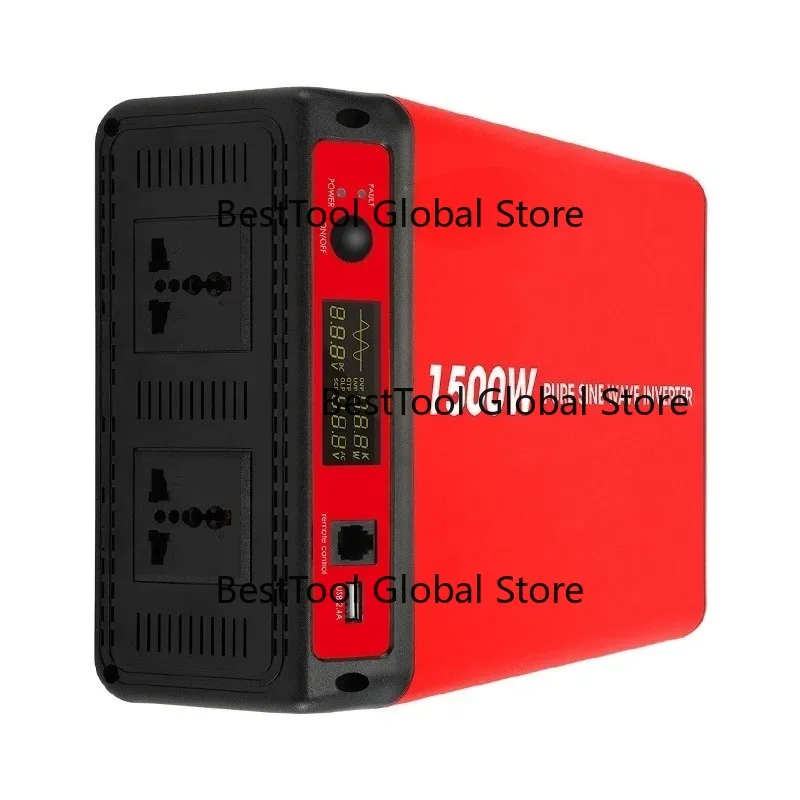 12V/24V Pure Sine Wave Off-Grid Inverter Automotive Power Converter for Vehicle
