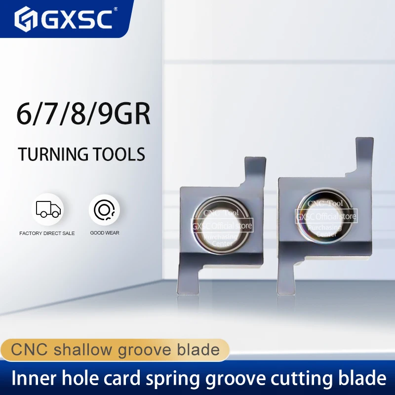 6GR100 7GR120 8GR150 9GR400 High-Quality Small Inner Hole Slotted Blade CNC Lathe Grooving Cutting Tools Carbide Inserts Cutter