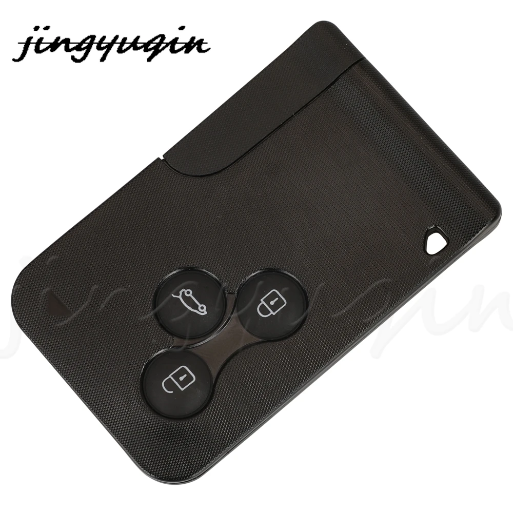 jingyuqin 3 Buttons Remote Car Key Fob 433MHz PCF7943 Chip For Renault Megane 2 Scenic 2 Clio 2 FOB BCM Keyless Go Hands Free