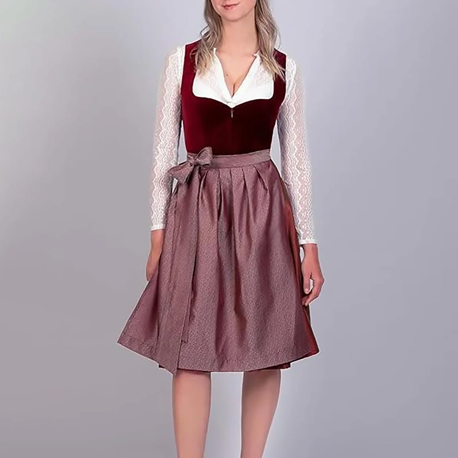 Oktoberfest Costumes Outfits Dirndl Dress Traditional German Beer Festival