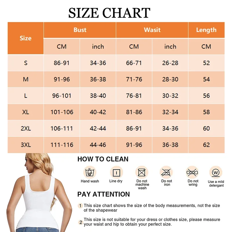 1/2 Stück Shapewear Bauchkontrolle Tank Top Kompressionstanks für Frauen Square Neck Nahtfreier Body Shaper Camisole Cami Tops – Detail 1