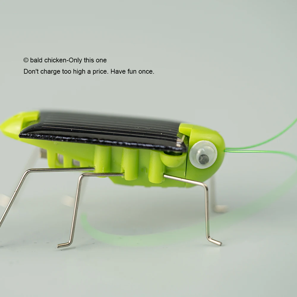 Solar Simulation Insect Grasshopper Toy Puzzle Children Selected Gift Gift Boys And Girls Science Education Funny Moving Kid
