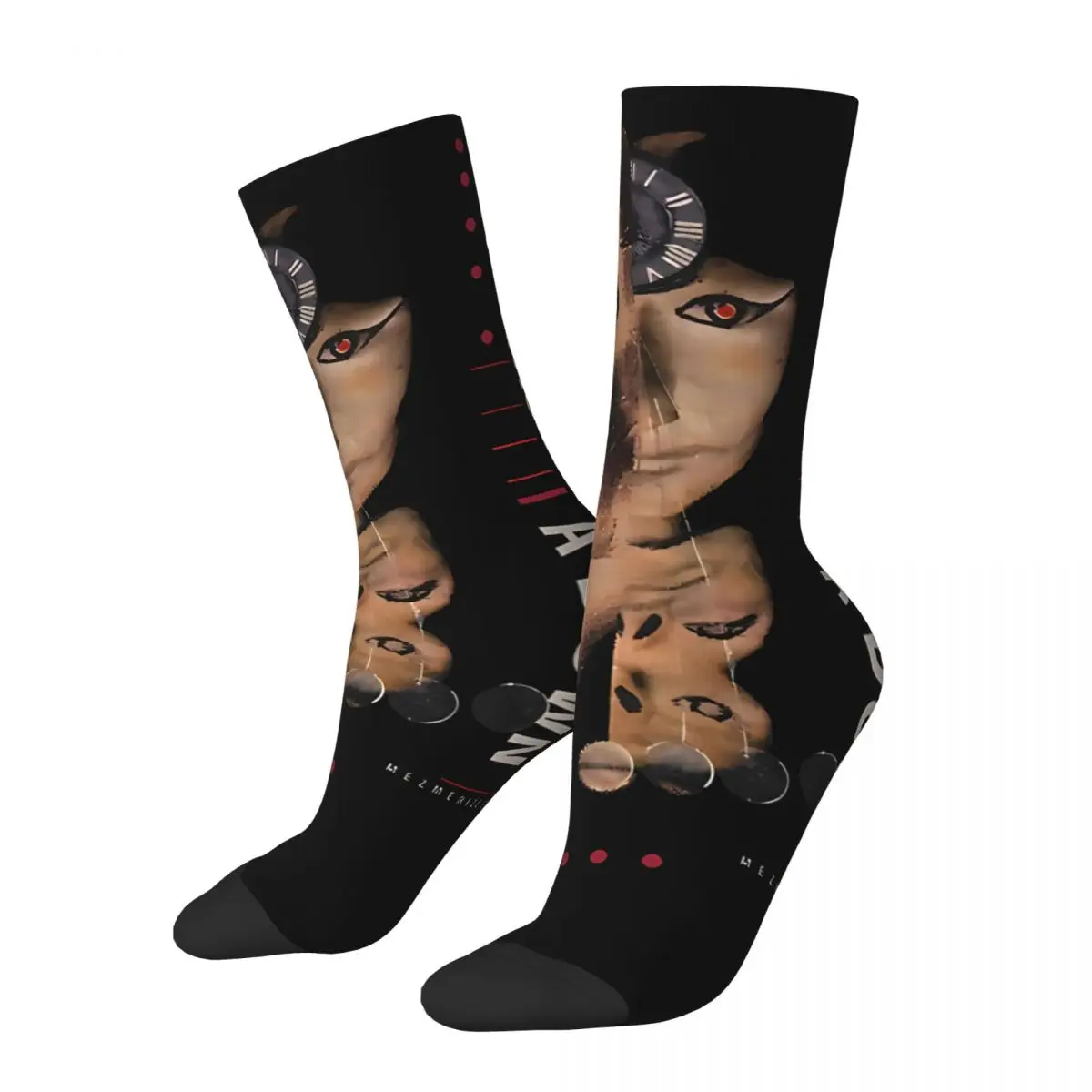 Hip Hop Retro System Of A Down Hand Crazy Men's compression Socks Unisex System Of A Down Street Style Seamless Printed Funny