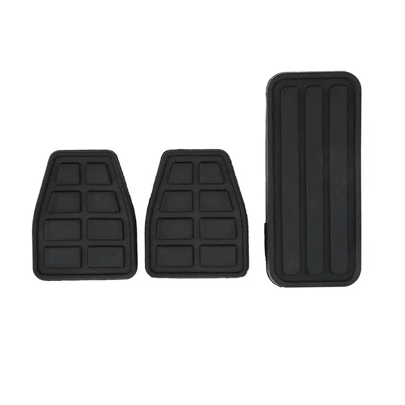 Car Pedal Leather Clutch Accelerator Brake Pedal Pad Rubber Leather Anti Slip Pad Car Interior Rubber Sleeve Pad Anti Slip