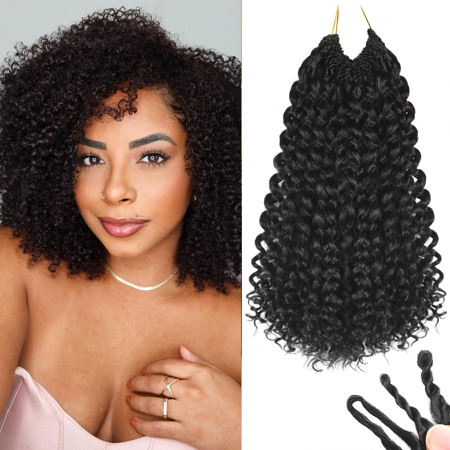 #59 Latest Curly Human Hair Extensions Offers