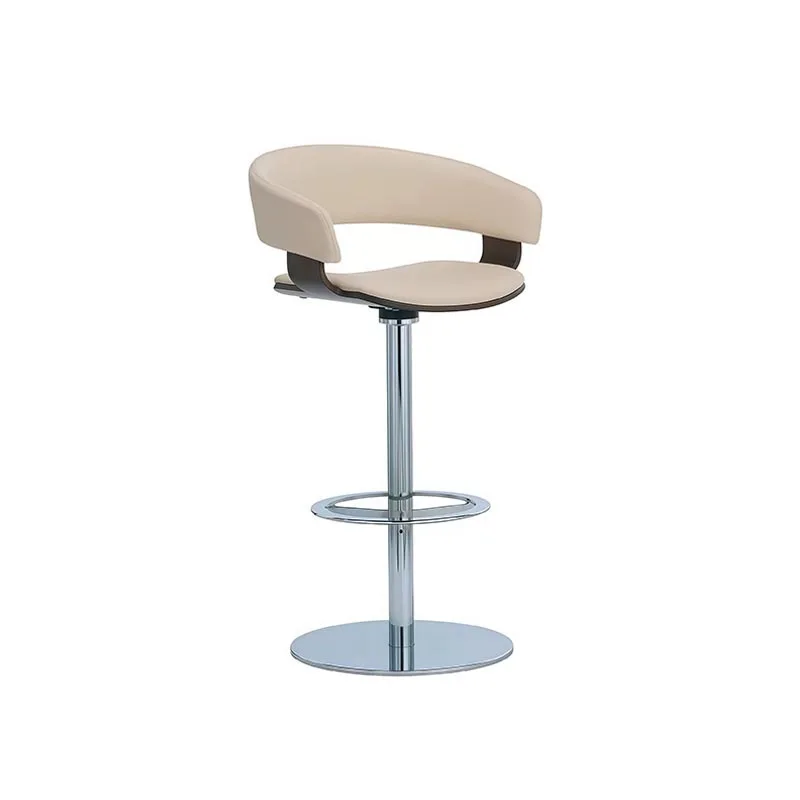 كرسي طعام على شكل جزيرة للاستقبال، حديث عالي الجودة من الفولاذ المقاوم للصدأ، يدور عالي #3