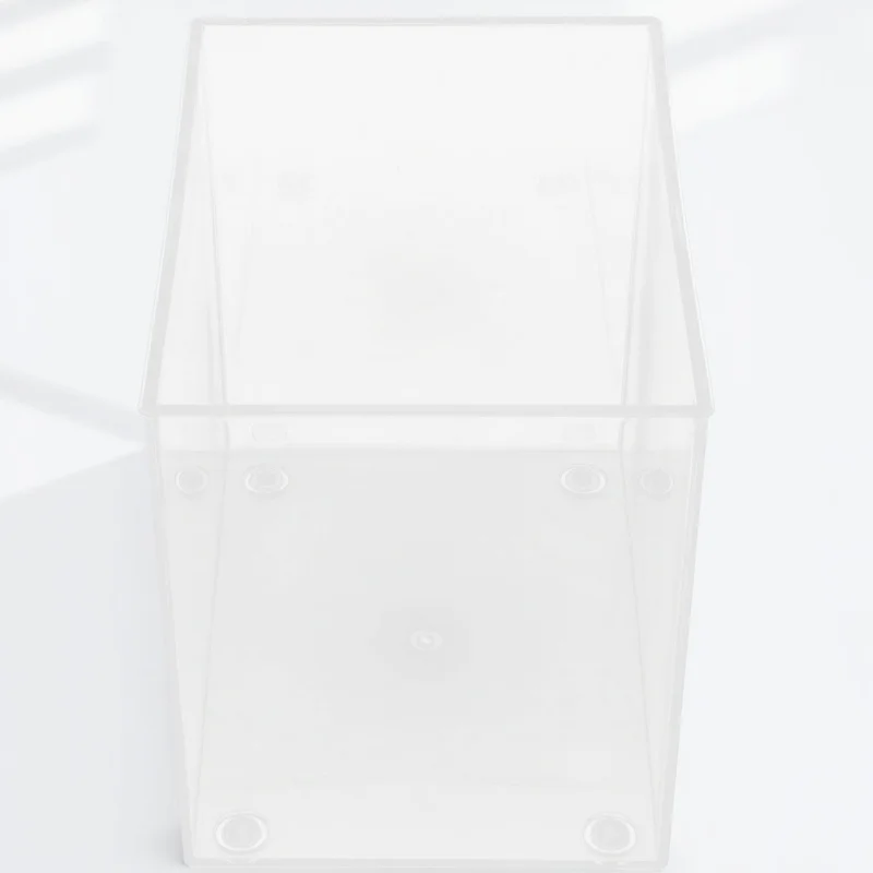 

Clear Betta Goldfish Crab Desktop Aquarium Multiuse Small Transparent Bowl Household Plastic Tank Fish Accessory Decor Fish Bowl