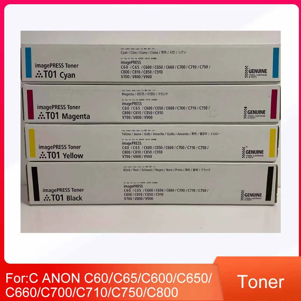 

1600g T01 Original C/M/Y/K Toner Canon C60 C65 C600 C650 C660 C700 C710 C750 C800 C810 C850 C910 V700 V800 V900