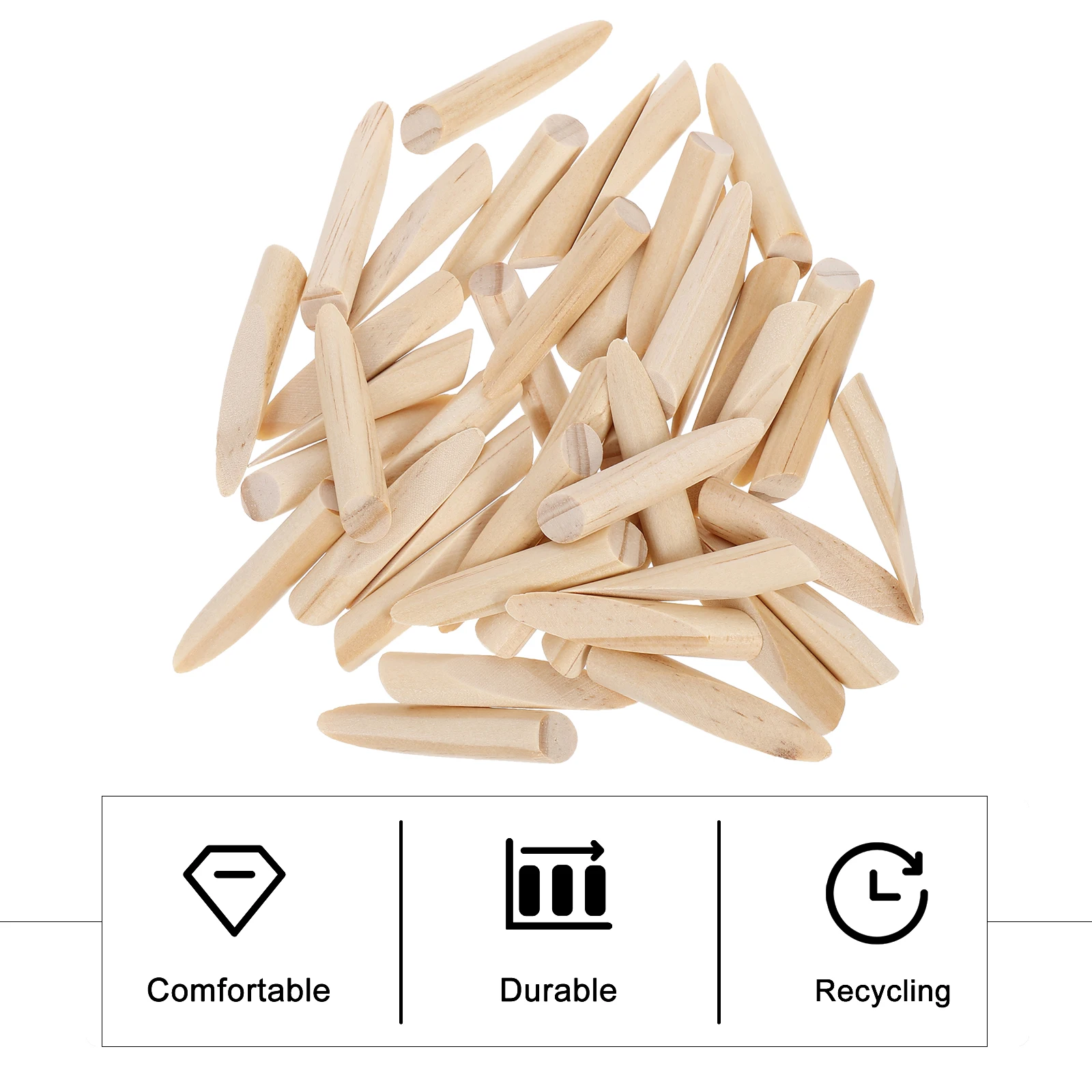

50 Pcs Punching Locator Accessories Woodworking Drilling Tool Parts Oblique Plugs Tools Wooden Diagonal Hole Positioner for