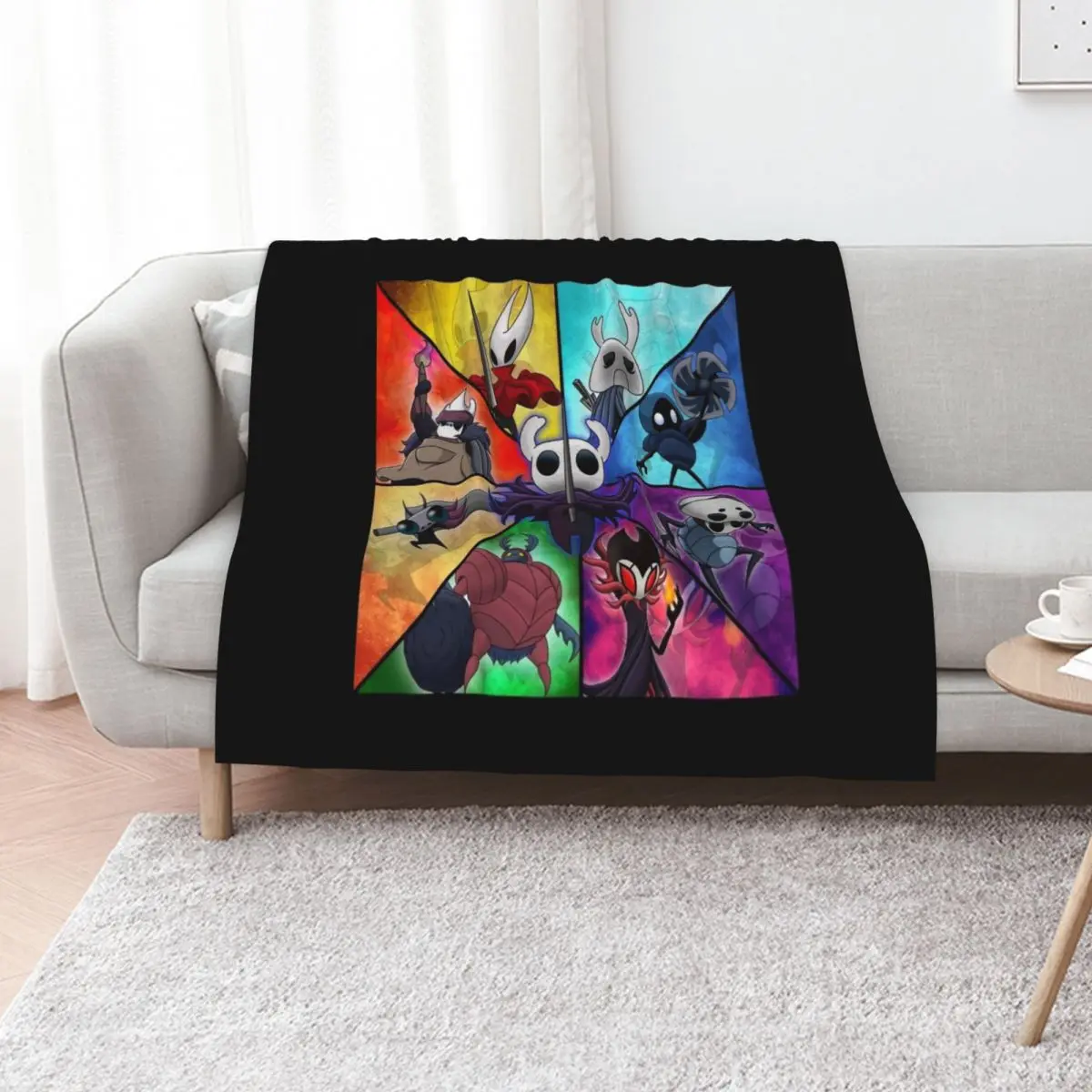Hollow Knight Throw Blanket valentine gift ideas manga Cute for winter Furrys Luxury St Blankets