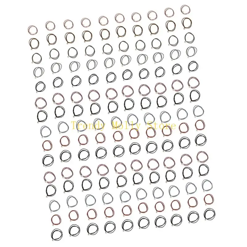 

N5KB Thick Woven Stretch Hair Fasteners Firm Hold No Break Multi Shade Selection