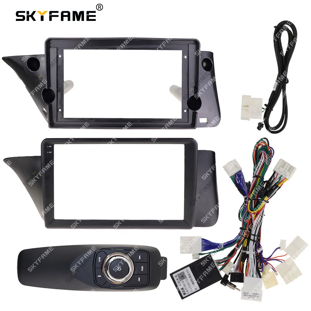 SKYFAME Car Frame Fascia Adapter Canbus Box Decoder Android Radio Dash Fitting Panel Kit For Lexus ES ES250 ES300 ES350