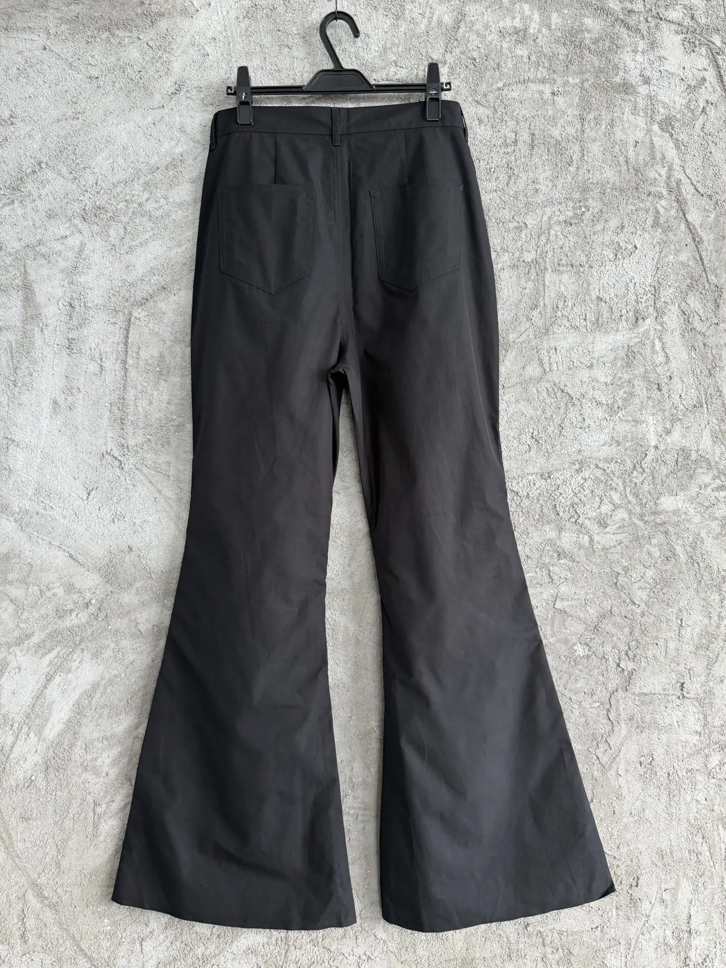 Owen Seak Men's Cargo Pants Stacked Men Flared Casual Streetwear Luxury Designer Trousers Autumn Solid Black Pant Size XL