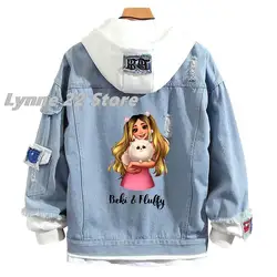 HOT New Arrivals Rebekah Wing Merch Beki Spring Denim Jacket Men Women fans Couple Coat Streetwear Cute Mix-Up Clothes