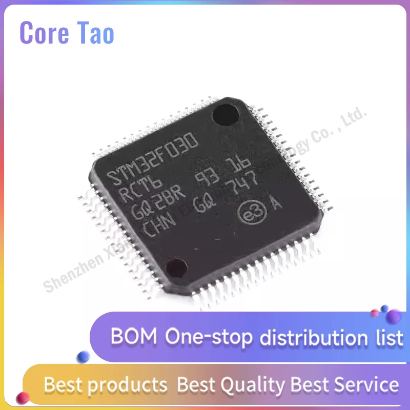 1pcs/lot STM32F030RCT6 STM32F030 030RCT6 QFP64 Microcontroller chips in stock