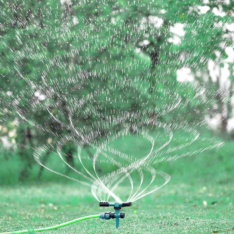 

Ground Inserted 360 Degree Rotating Automatic Irrigation, Adjustable Spray Nozzle For Gardens Watering Irrigation Supplies