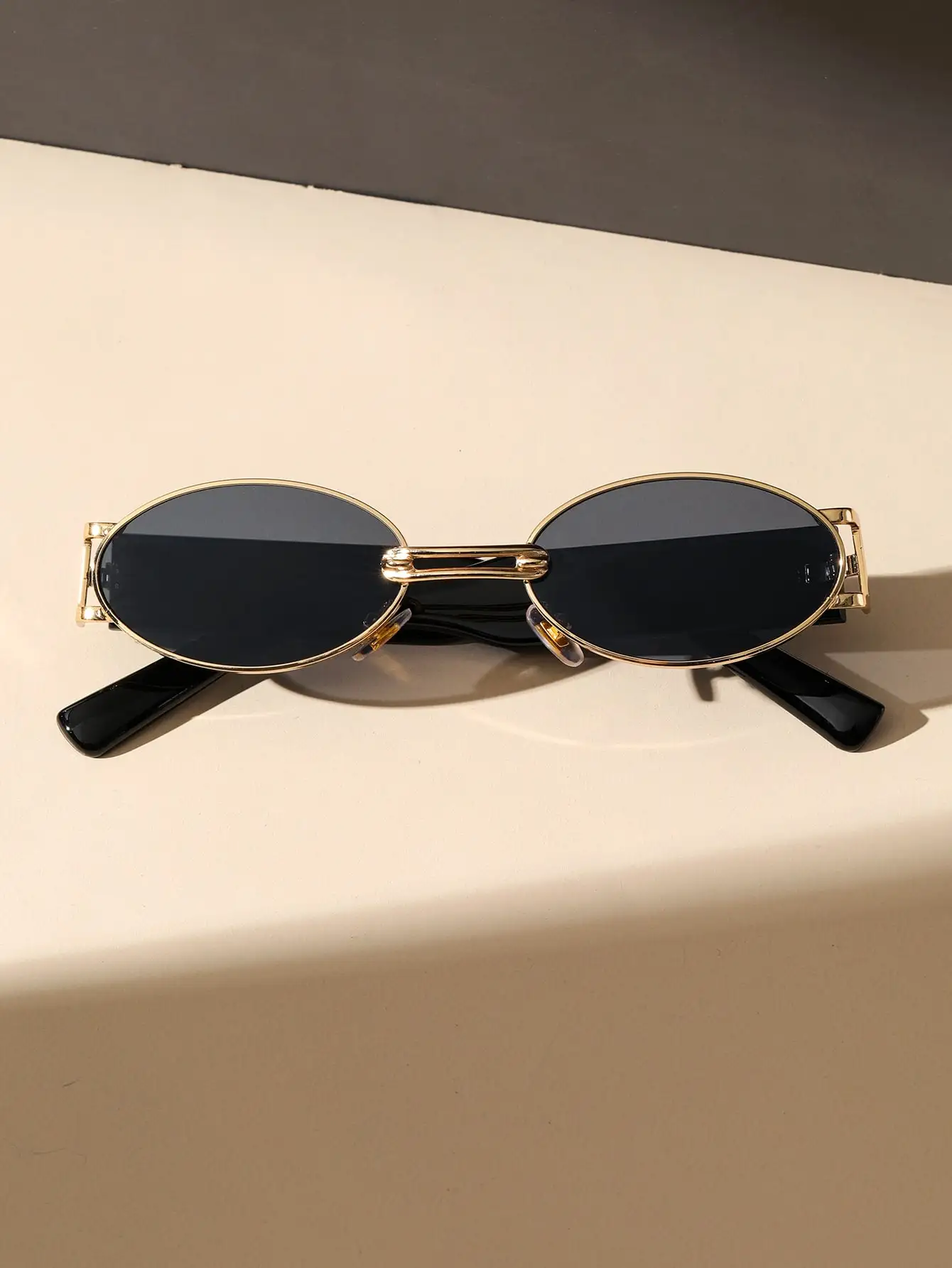 1PC Unisex Plastic Fashion Oval Frame Sunglasses For Street Photography And Beach Travel Party Driving Accessories image 2