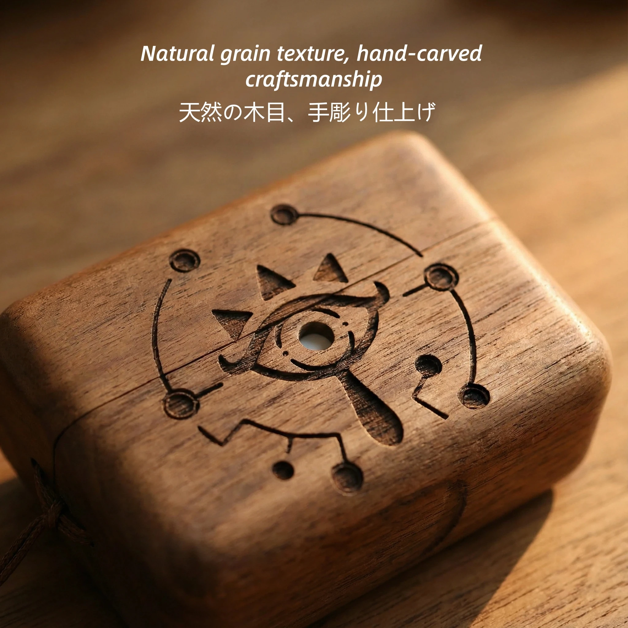 For Huawei FreeBuds Pro 3 / Pro 4 / Pro 5 Walnut Wood Earphone Case Real Solid Wood Luxury Protective Cover Huawei FreeBuds Pro5