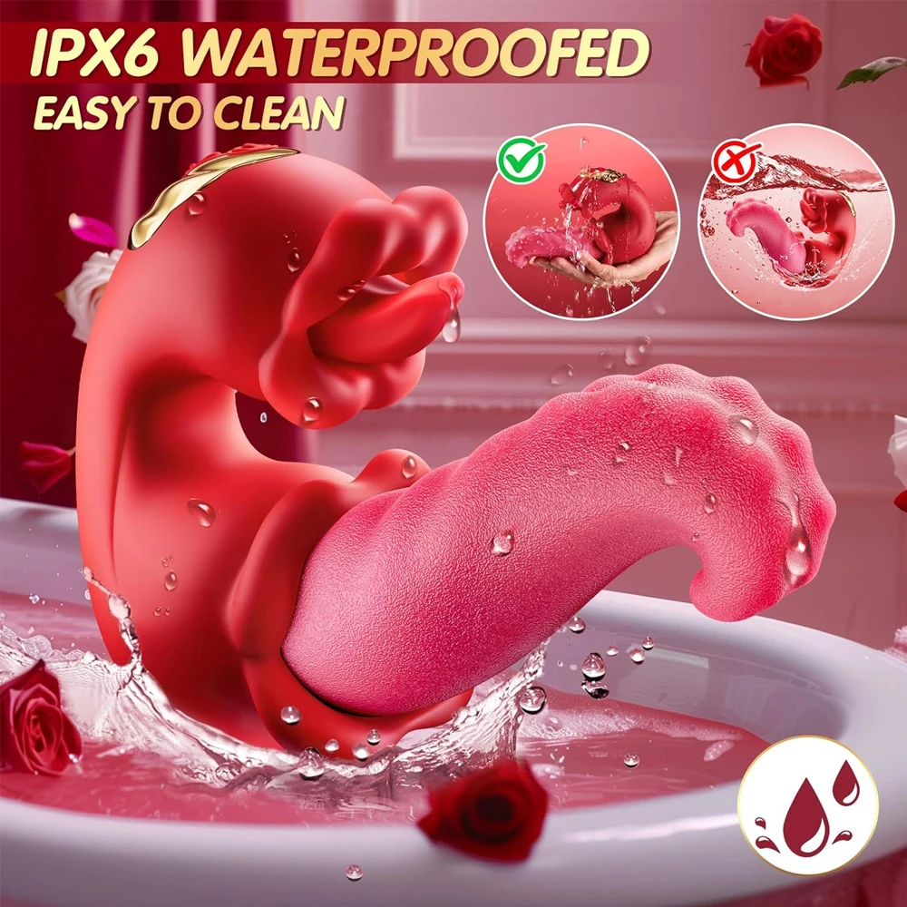 Sex Toys Realistic Heating Tongue Vibrator Women G-Spot Vibrator Clitoral Stimulator Adult Toy Vagina Massager for Female image 7