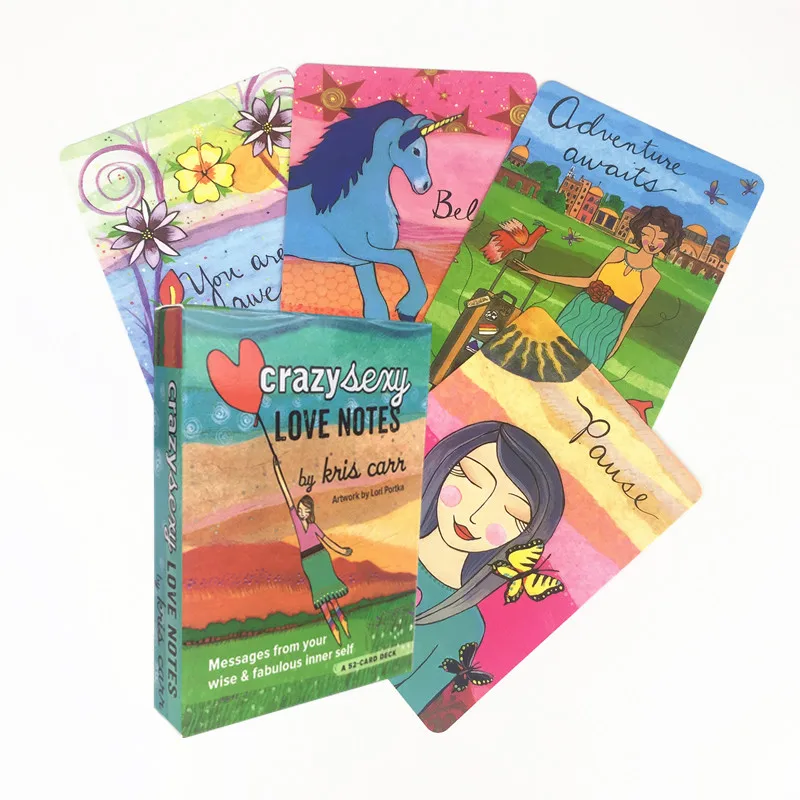 Crazy Sexy Love Notes Oracle Card Tarot Party Prophecy Divination Board Game for women girls cards Gift
