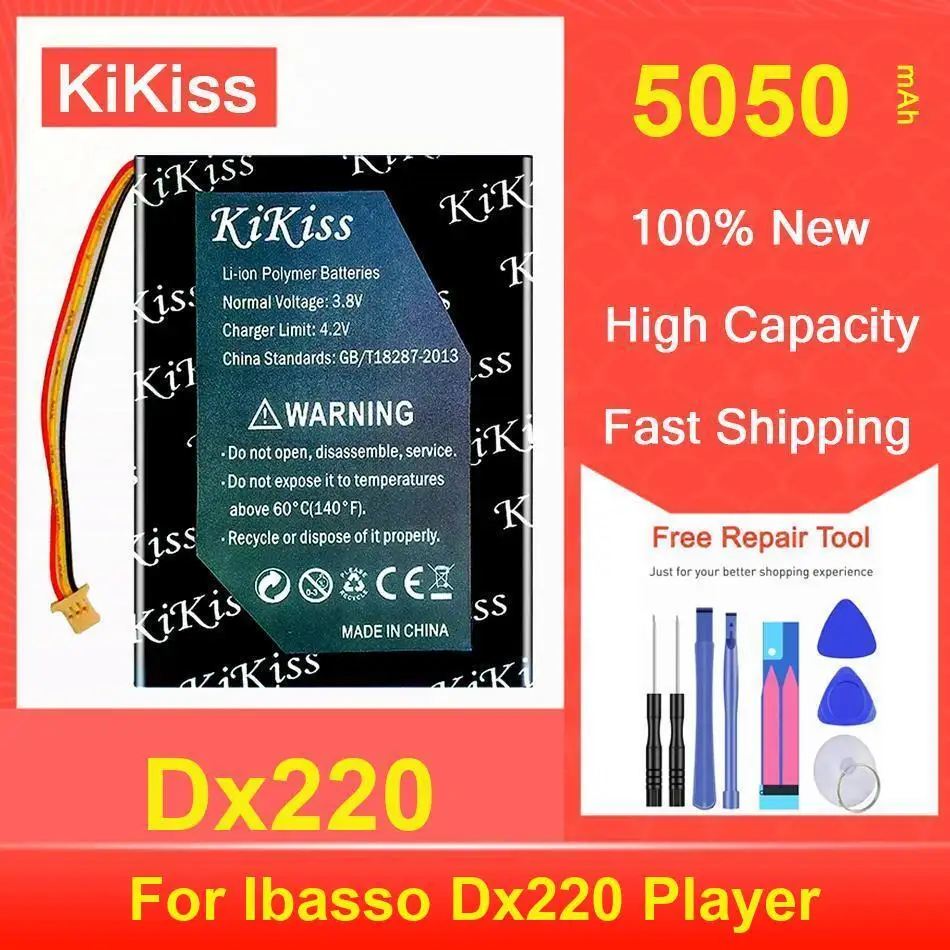 

Kikiss Battery 5050Mah Dx220 For Ibasso Player