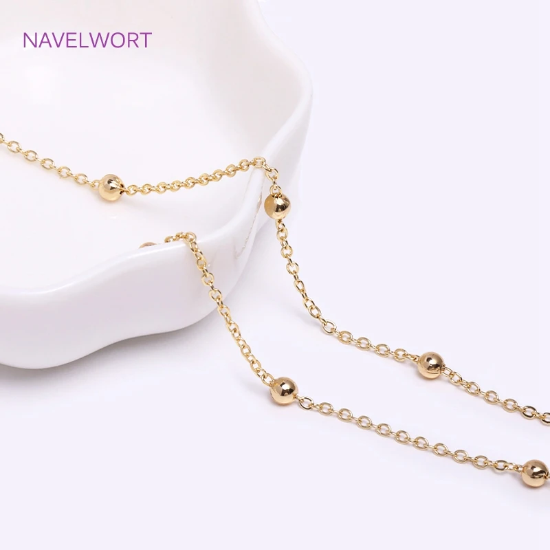 Wholesale Bulk Chain For Jewelry Making DIY Craft, Multi types Real Gold Plating Thin Chains For Making Jewelry