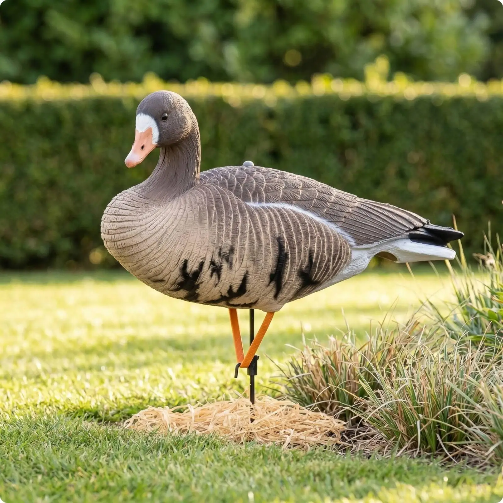 Simulated Waterfowl Decoy Realistic Goose Figure Bird Lure EVA Plastic for Hunting Ducks Garden and Field Decor