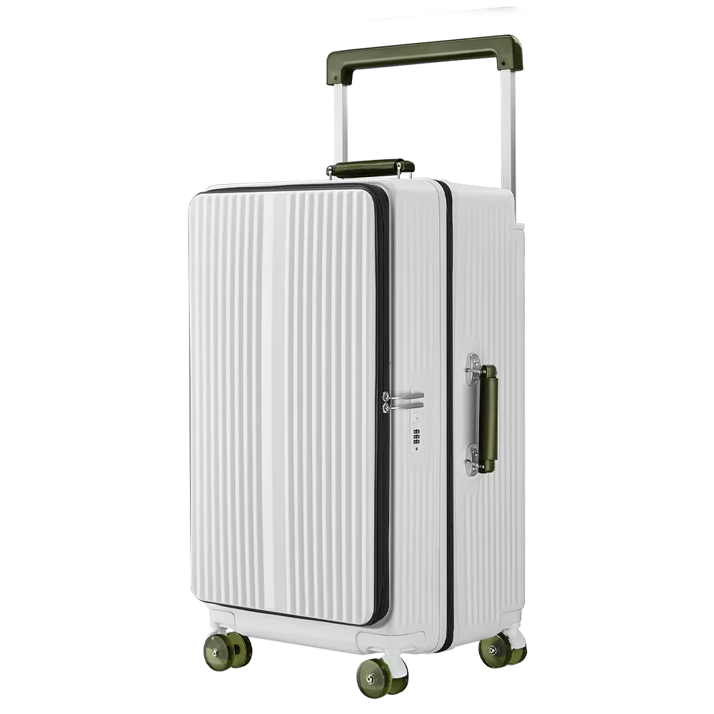 Factory wholesale fashion universal wheel suitcase travel trolley case wide handle large capacity