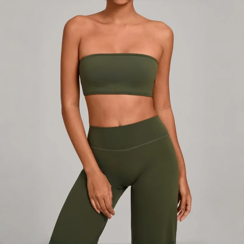 

Женский бюстгальтер телесного цвета для йоги, антибликовый, плотно облегающий, с внутренней посадкой на груди, топ для фитнеса, повседневная спортивная одежда для бега на открытом воздухе