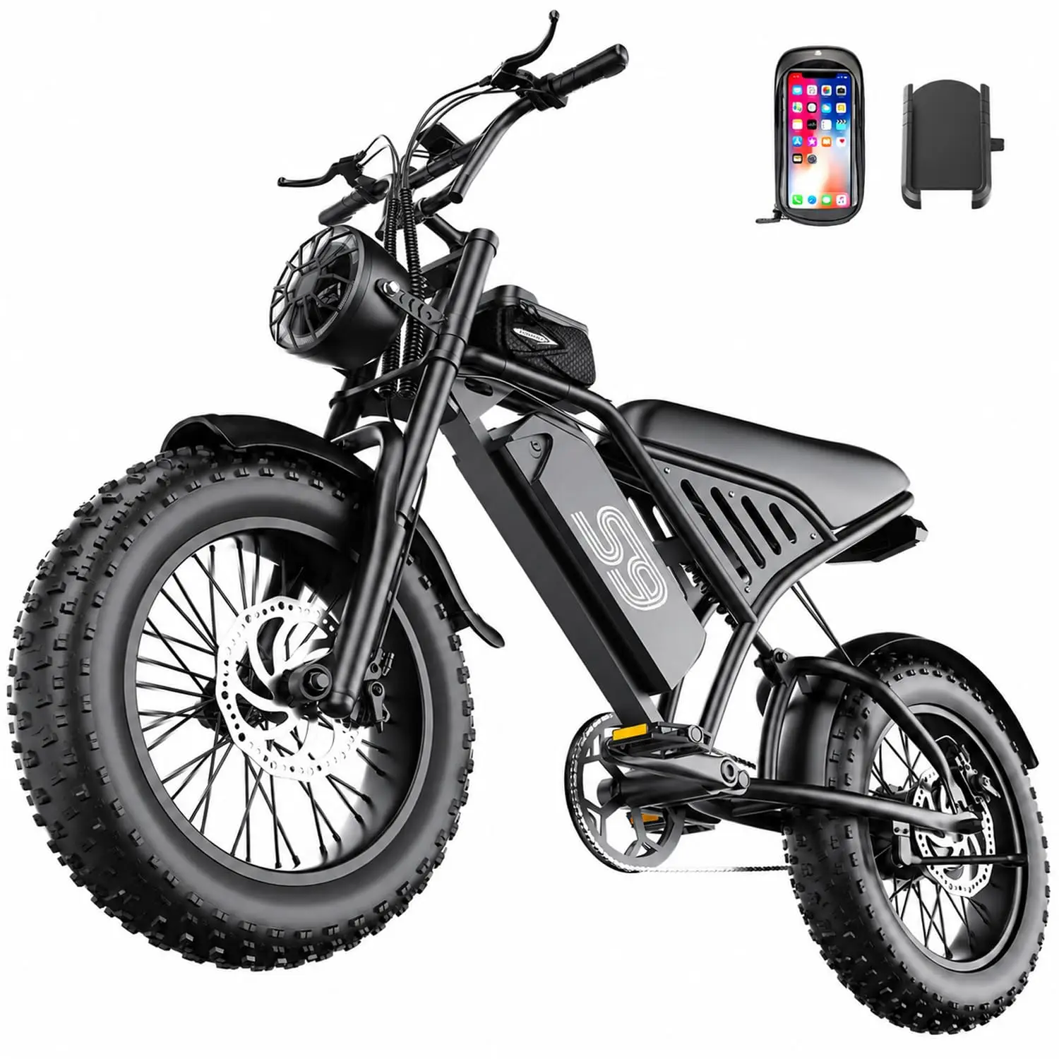 2000W Peak Electric Bike 28/36Mph 65Miles 16/20