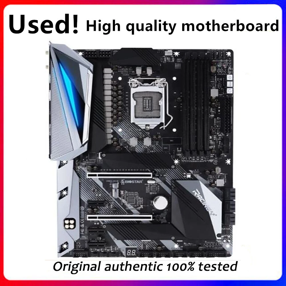 For Biostar Z490GTA EVO Original Desktop For Intel Z490 DDR4 Motherboard LGA 1200 i7/i5/i3 M.2 board Used Mainboard