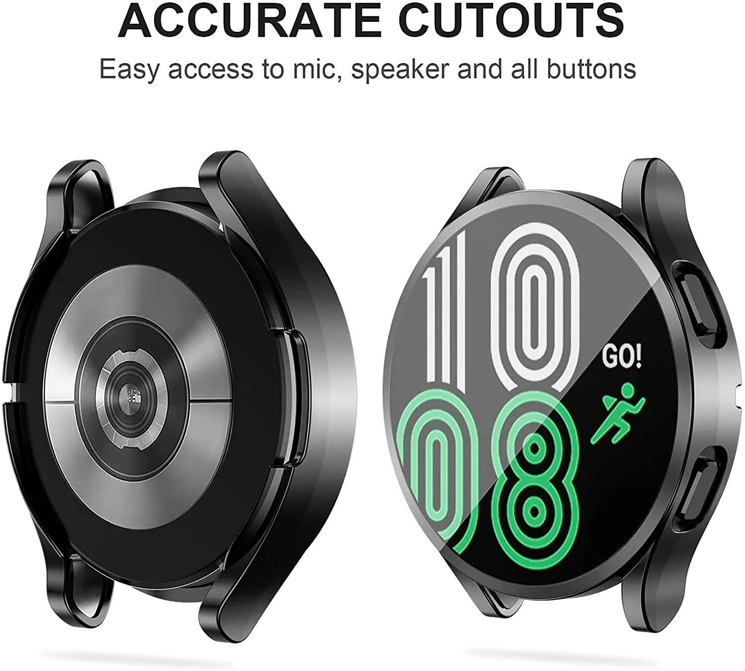 Cover for Samsung watch 4 40mm 44mm 46 CASE Accessories TPU Plated all-around Screen protector Galaxy watch 4 classic 42mm 46mm