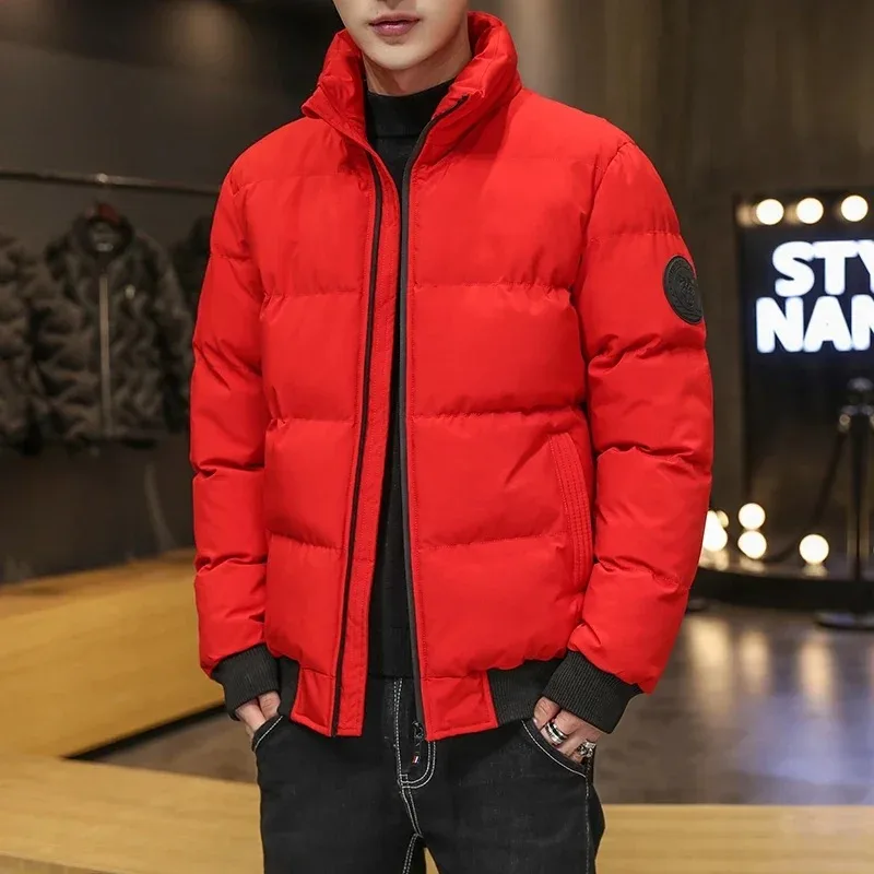 Winter men's jacket, cotton coat, men's warm coat, thick casual outdoor wear, street wear, men's clothing
