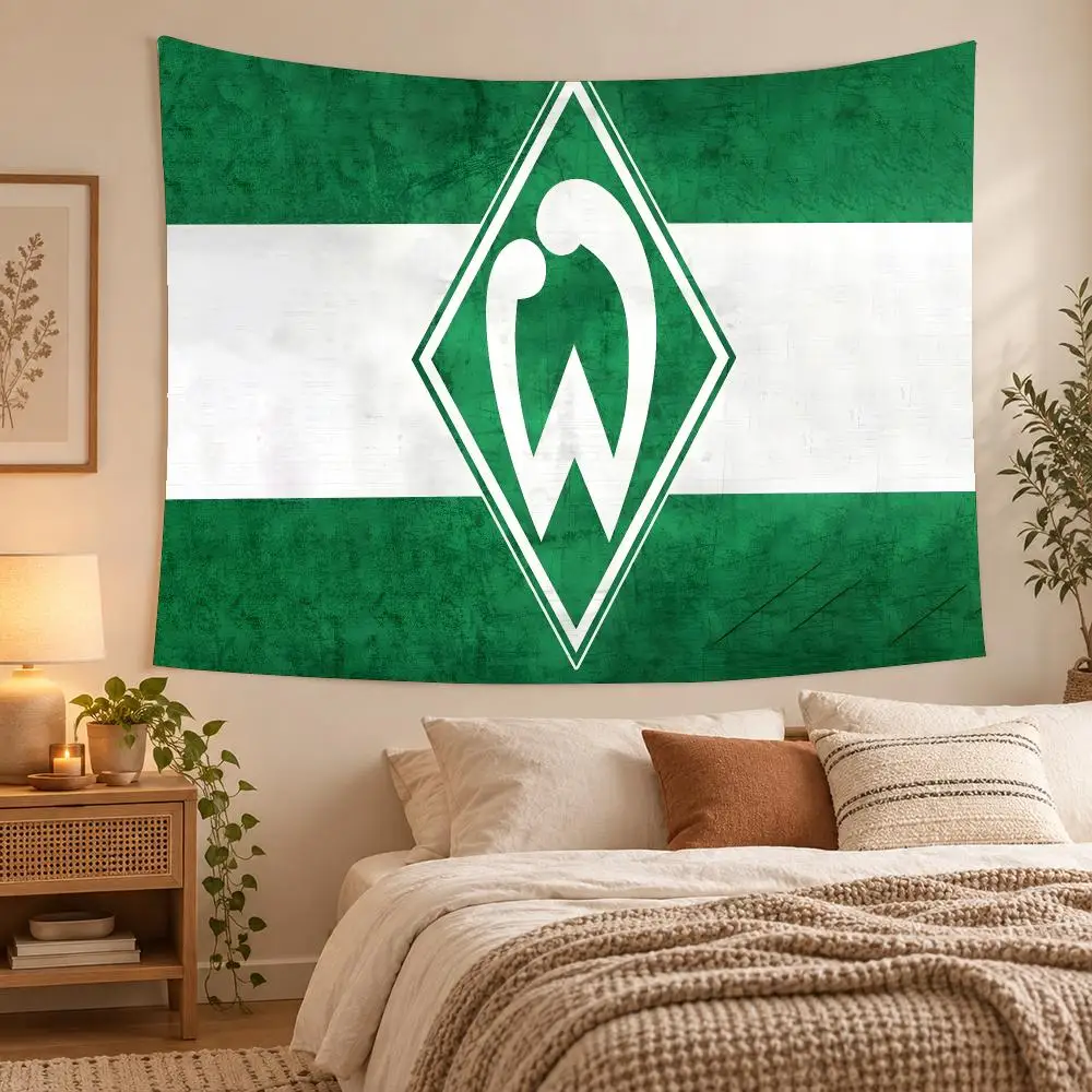Werder Bremen Football Club Tapestry Wall Hanging, Suitable For Living Room, Bedroom, Study, Party Home Decor Gift