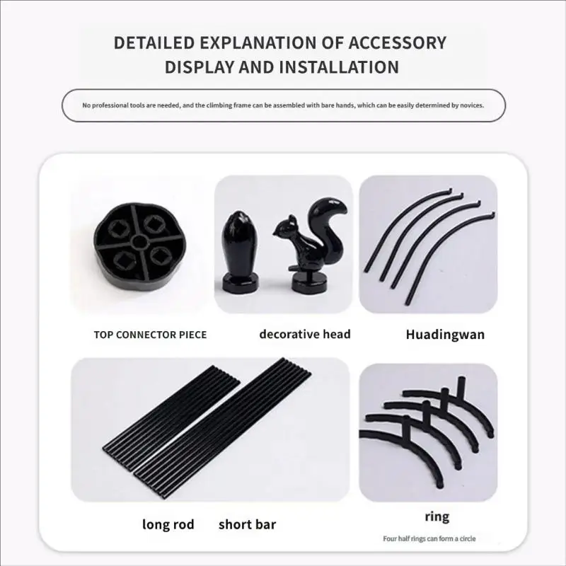 G6KF Outdoor Plant Climbing Support Fiberglass And Plastic Build For Roses And climbers Durable For Garden Use