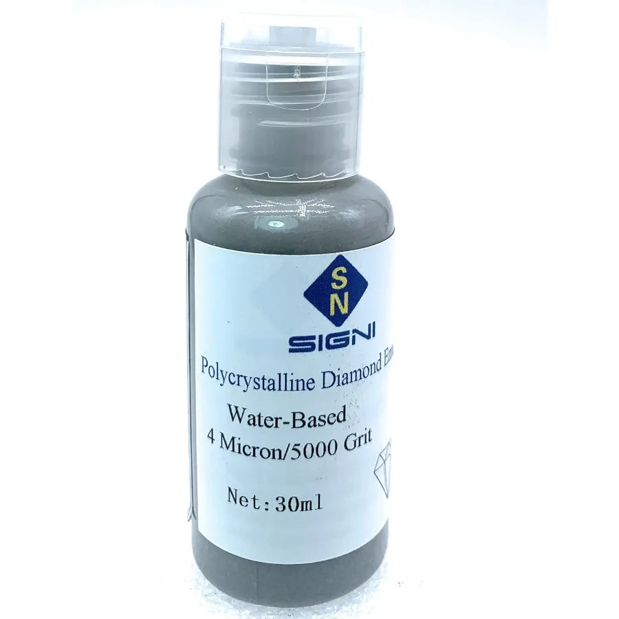 SIGNI Emulsão de corte de diamante policristalinoComposta de polimento de faca premium/suspensão/fluido de lapidação/lodo de pasta 4 mícrons