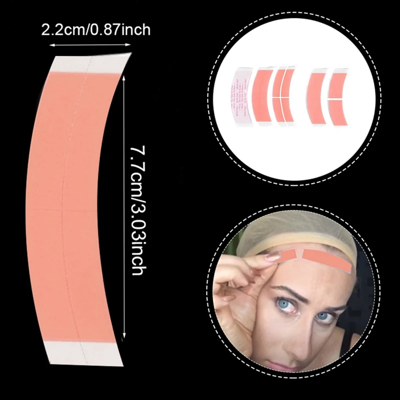 شرائط شعر مزدوجة لاصقة ، قوية للغاية ، شعر مستعار ثنائي التيار المتردد ، شعر مستعار ، شعر مستعار بدانتيل ، خط قص الأغشية ، متين ، شو شو شو