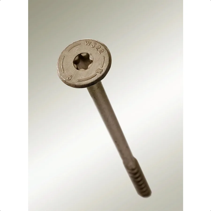 Simpson Strone SDWS22300DBR50 StrongDrive SDWS Parafuso de madeira grau externo 0,220 pol. x 3 pol. T40 Tan (50Qty)